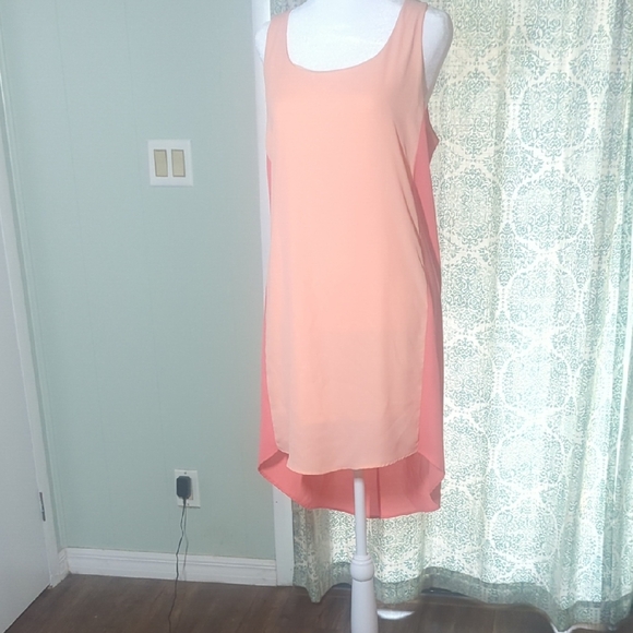 Peach Sleeveless Dress - Picture 1 of 7